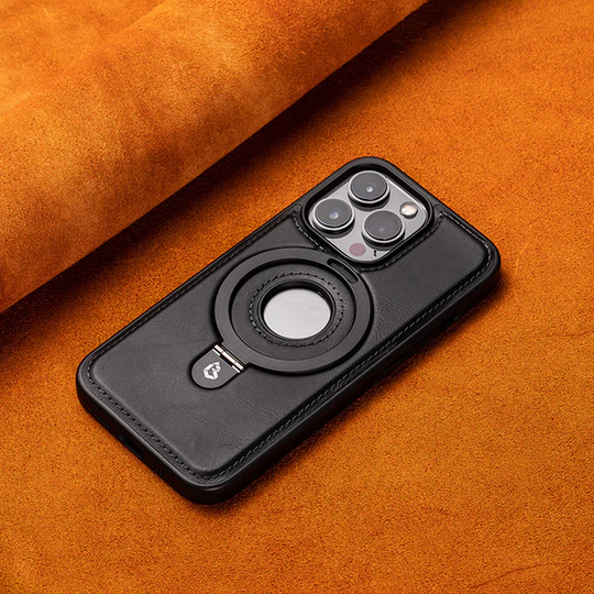 ShockGuard Pro Leather iPhone Case