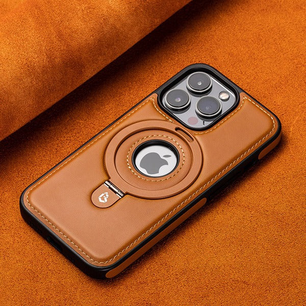 ShockGuard Pro Leather iPhone Case