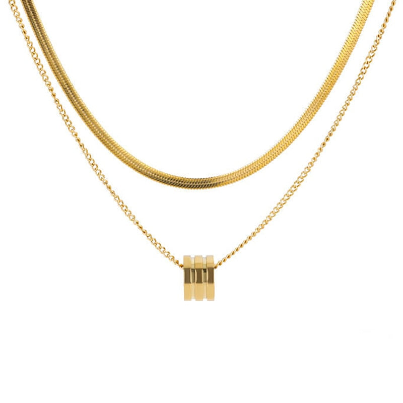 Gold/Silver Pendant Necklace