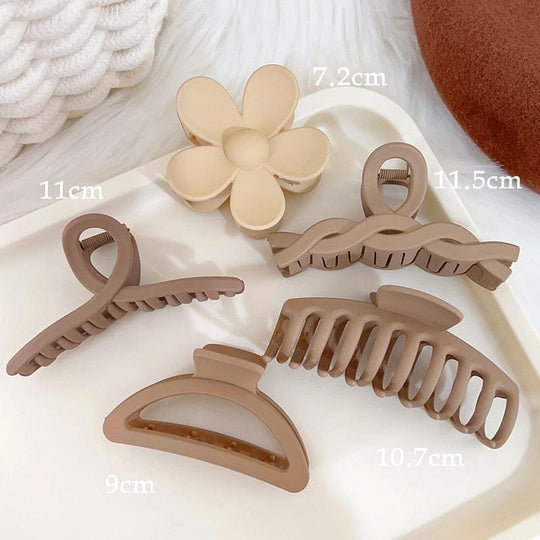 Stilvolles Haar-Krallen-Clips-Set