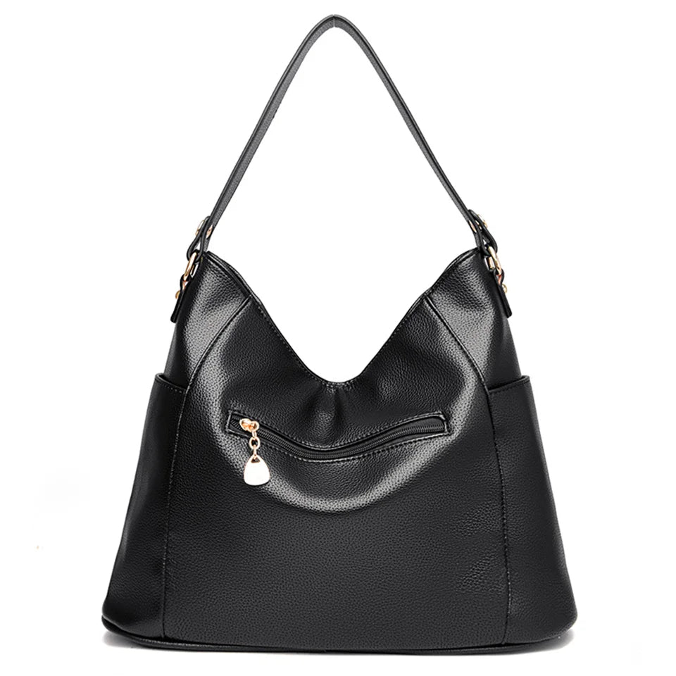 Genius Leather Tote Shoulder Bag