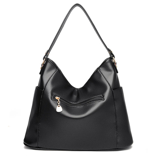 Genius Leather Tote Shoulder Bag