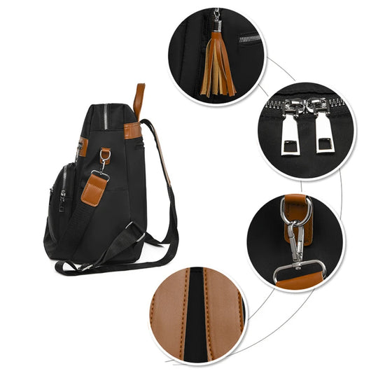 PU Leather Backpack Purse