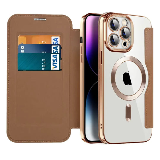 Funda de cuero FlipGuard para iPhone