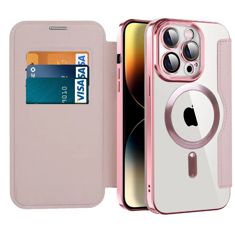 Funda de cuero FlipGuard para iPhone