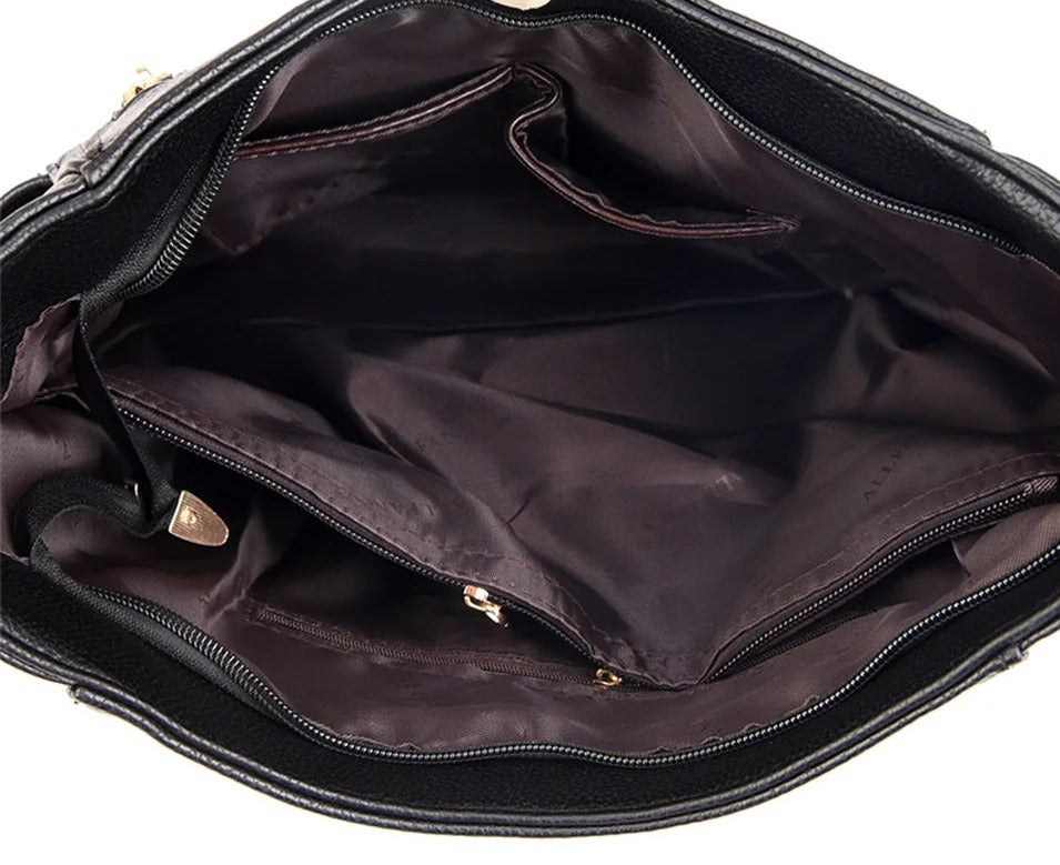 Bolso tote de piel Genius