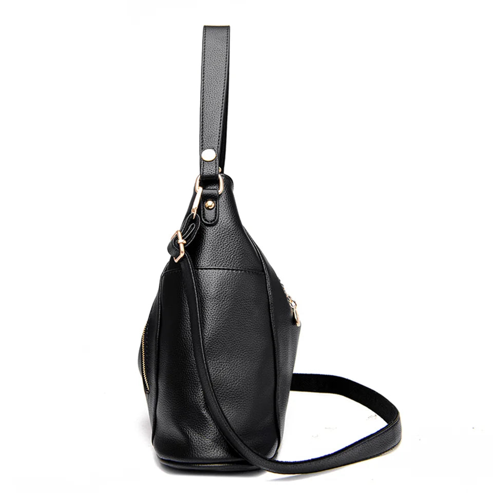 Bolso tote de piel Genius