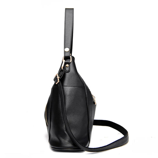 Genius Leather Tote Shoulder Bag