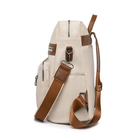 PU Leather Backpack Purse